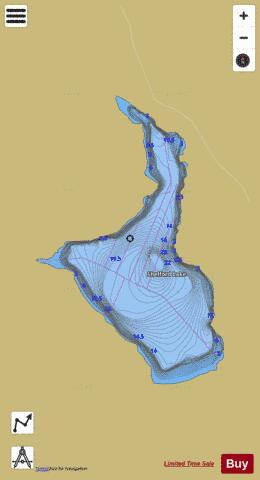 Shelford Lake depth contour Map - i-Boating App