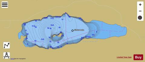 Sinkut Lake depth contour Map - i-Boating App