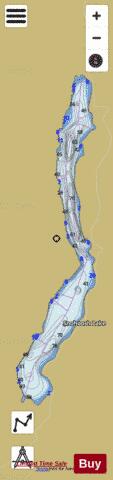 Snohoosh Lake depth contour Map - i-Boating App