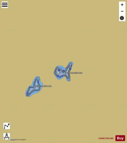 South Sandrift Lake depth contour Map - i-Boating App