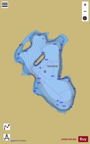 Taharti Lake depth contour Map - i-Boating App
