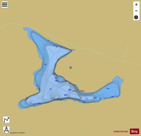 Tatalrose Lake depth contour Map - i-Boating App