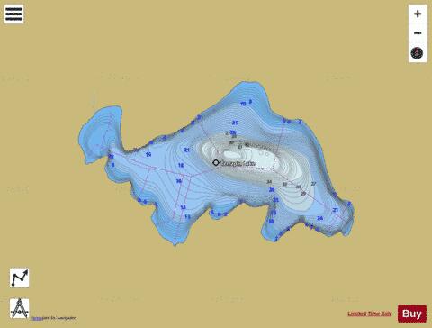 Terrapin Lake depth contour Map - i-Boating App