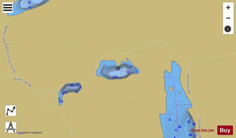 Tulip Lake depth contour Map - i-Boating App