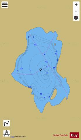 Wentworth Lake depth contour Map - i-Boating App