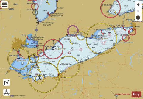 Lake Erie \ Lac Erie Marine Chart - Nautical Charts App