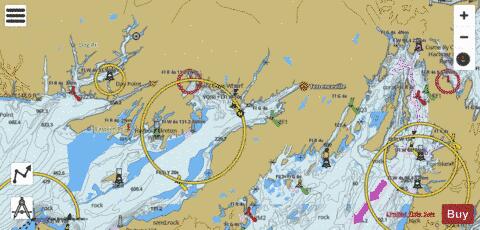 Saint-Pierre to St. John's Marine Chart - Nautical Charts App