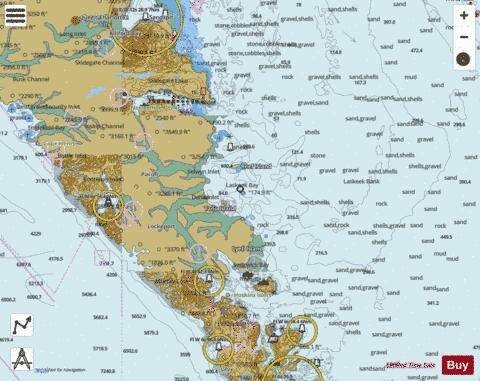 Cape St. James to\� Cumshewa Inlet and\et Tasu Sound (part 2 of 2) Marine Chart - Nautical Charts App