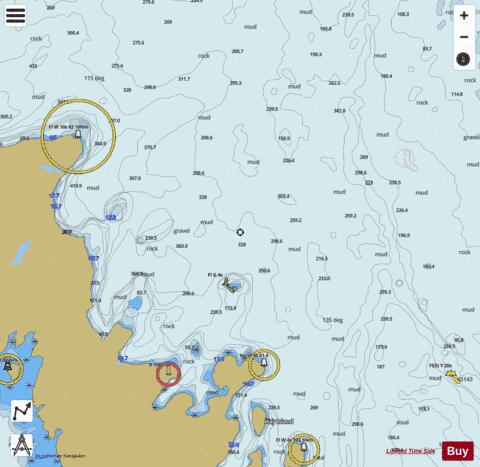 Melville Sound to\a Cabot Head Marine Chart - Nautical Charts App