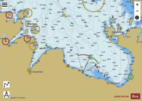 Owen Sound to\a Giants Tomb Island Marine Chart - Nautical Charts App