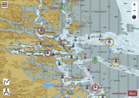 Seniartlit Islands to Nain Marine Chart - Nautical Charts App