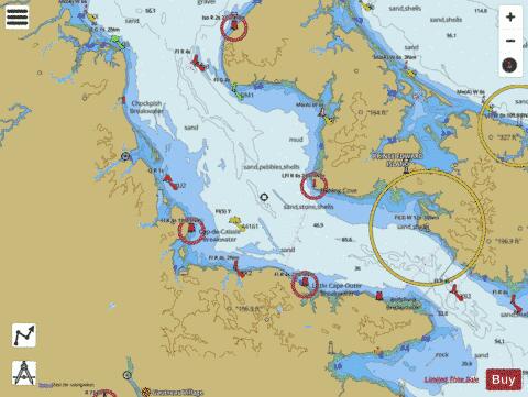Cape Tormentine a/to West Point Marine Chart - Nautical Charts App