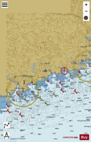 Barren Island to/a Taylors Head Marine Chart - Nautical Charts App