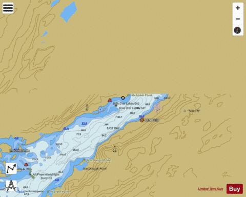 Bras D'Or Lake-East Bay Marine Chart - Nautical Charts App