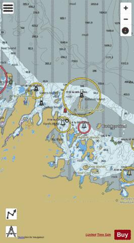 Dog Islands to/a Cape Makkovik Marine Chart - Nautical Charts App