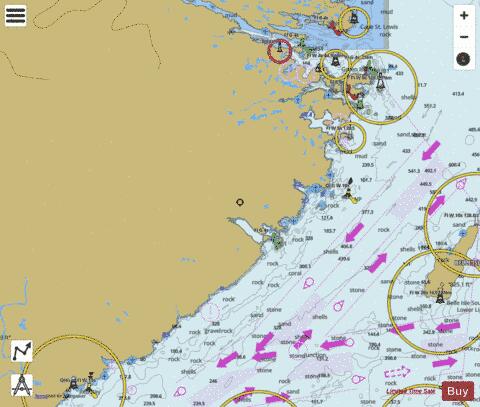 Green Bay to/a Double Island Marine Chart - Nautical Charts App