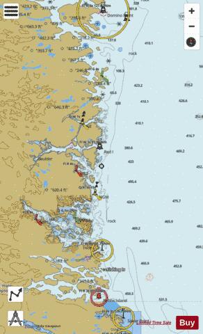 Corbett Island to Ship Harbour Head Marine Chart - Nautical Charts App