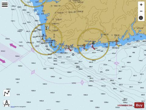 Cape Ray to/\xE0 Garia Bay Marine Chart - Nautical Charts App