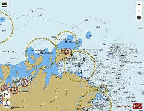 Cape Freels to/a Exploits Islands Marine Chart - Nautical Charts App