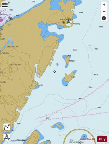 Cape St. John to/a St. Anthony Marine Chart - Nautical Charts App