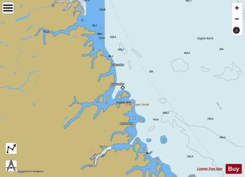 Hare Islands to/a North Head Marine Chart - Nautical Charts App