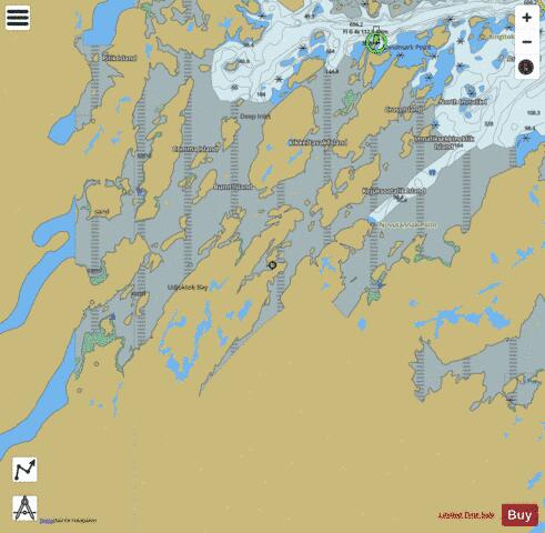 Winsor Harbour Island to/aux Kikkertaksoak Islands Marine Chart - Nautical Charts App