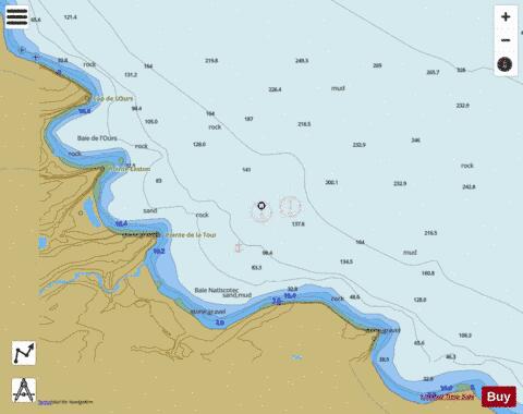 Baie Natiscotec Marine Chart - Nautical Charts App