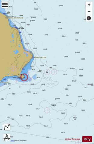 Pointe de l'Est Marine Chart - Nautical Charts App