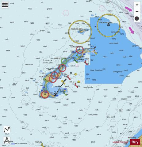 ILES DE LA MADELEINE Marine Chart - Nautical Charts App