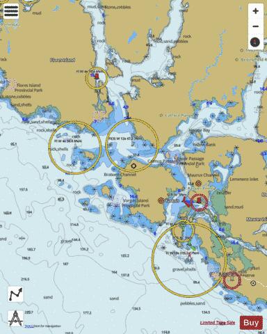 Tofino Inlet to\a Millar Channel (Part 1 of 2) Marine Chart - Nautical Charts App