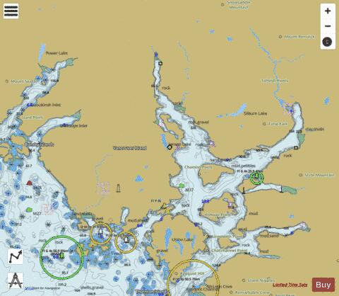 Kyuquot Sound (Part 1 of 2) Marine Chart - Nautical Charts App