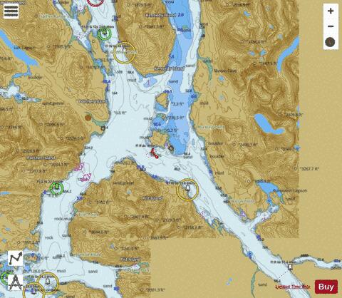 Grenville Channel to\a Chatham Sound Marine Chart - Nautical Charts App