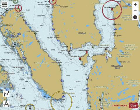 Caama�o to\� Whale Channel (part 1 of 2) Marine Chart - Nautical Charts App