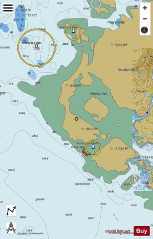 Kitkatla Channel and\et Ogden Channel Marine Chart - Nautical Charts App
