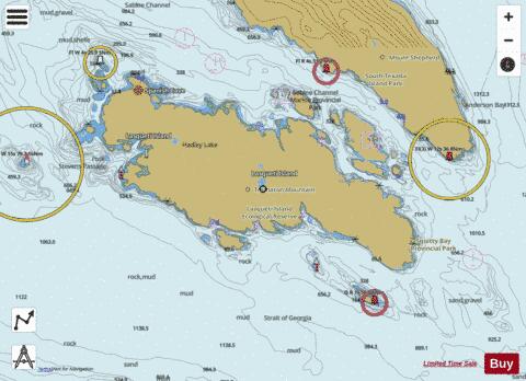 Lasqueti Island Marine Chart - Nautical Charts App