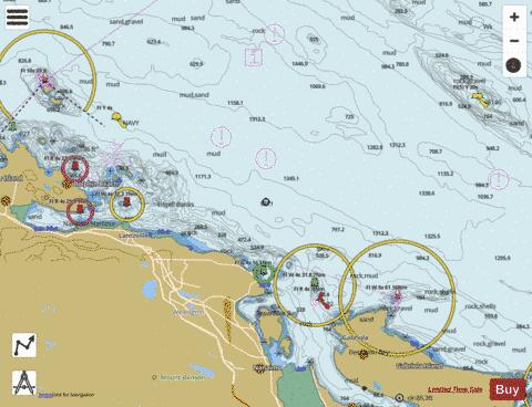 Halibut Bank to\� Ballenas Channel Marine Chart - Nautical Charts App