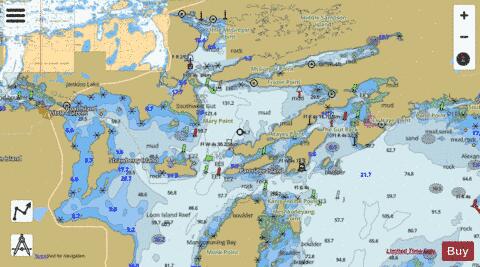 Killarney to\a Little Current Marine Chart - Nautical Charts App