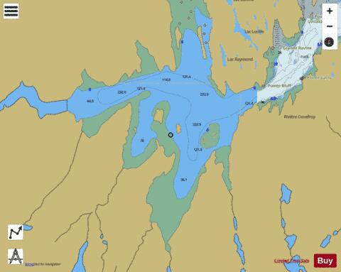 Lac aux Feuilles Marine Chart - Nautical Charts App