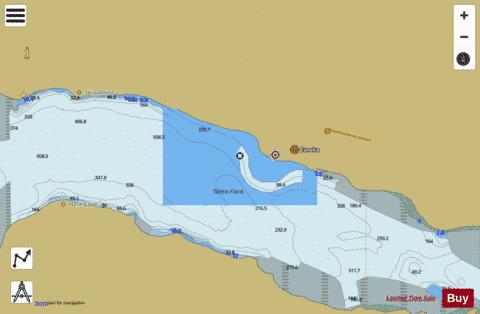 Slidre Fiord Beaching Area Marine Chart - Nautical Charts App