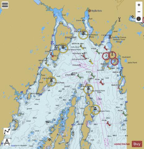 Head of/ fond de Placentia Bay Marine Chart - Nautical Charts App