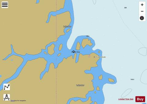 Saglek Bay Marine Chart - Nautical Charts App