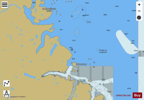 Amiktok Island to Osborne Point Marine Chart - Nautical Charts App