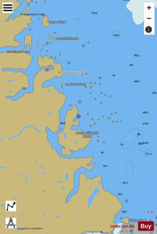 Osborne Point to Cape Kakkiviak Marine Chart - Nautical Charts App
