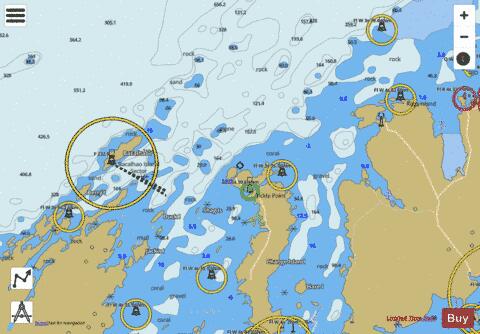 Carmanville to Bacalhoa Island and Fogo (Northern Portion) Marine Chart - Nautical Charts App