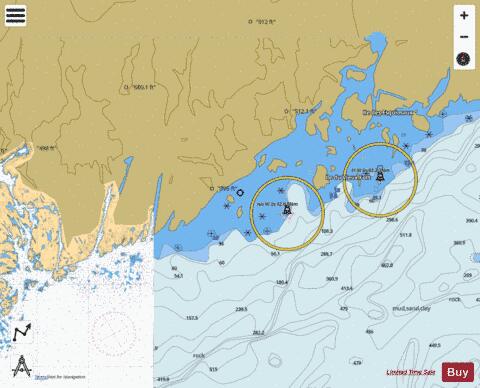 Baie de Bonne-Esp\xE9rance \xE0/to \xCEle Mistanoque Marine Chart - Nautical Charts App
