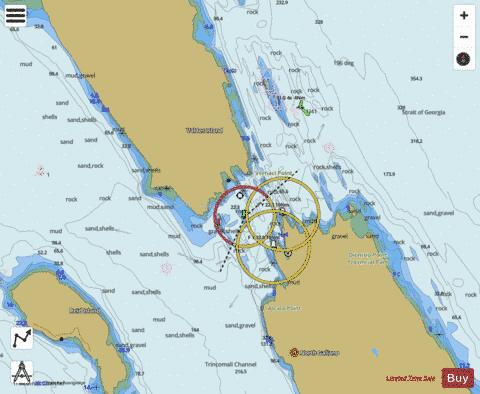 Porlier Pass Marine Chart - Nautical Charts App