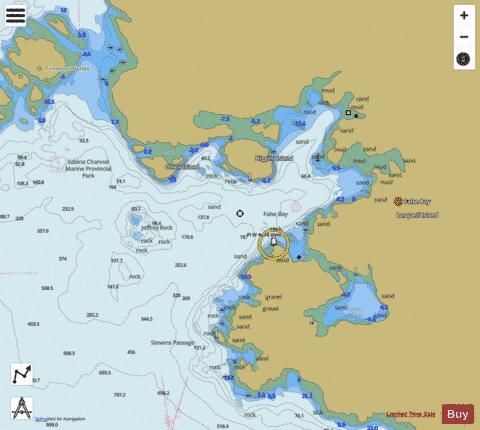 False Bay Marine Chart - Nautical Charts App