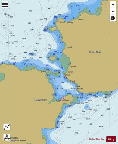 Robbers Passage Marine Chart - Nautical Charts App