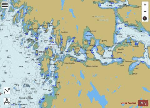 Higgins Passage Marine Chart - Nautical Charts App