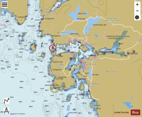 Pender Harbour Marine Chart - Nautical Charts App